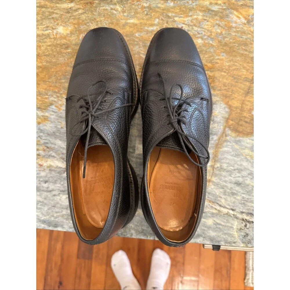 Mens Allen Edmonds “Becker” Business Casual Shoes Size 91/2 D 4802 black
